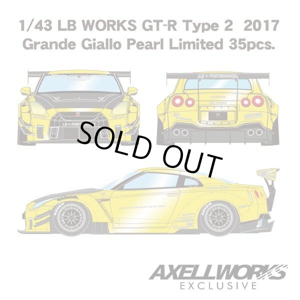 画像5: EIDOLON 1/43 LB WORKS GT-R Type 2 2017 Grande Giallo Pearl Limited 35pcs. (5)