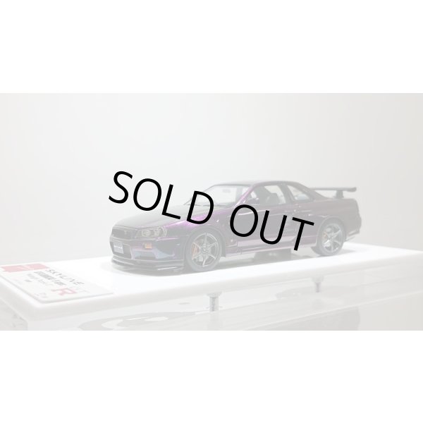 画像1: EIDOLON 1/43 NISSAN SKYLINE GT-R (BNR34) V-spec Special Edition 1999 Limited 50pcs. Midnight Purple 2 (1)