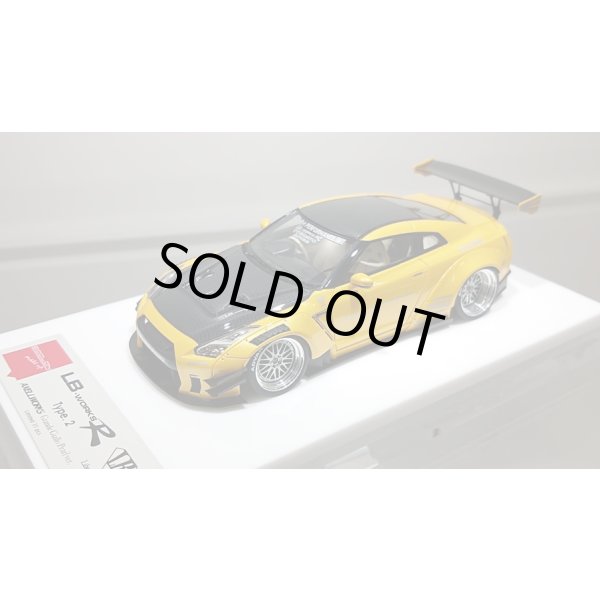画像4: EIDOLON 1/43 LB WORKS GT-R Type 2 2017 Grande Giallo Pearl Limited 35pcs. (4)