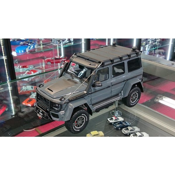 画像4: ALMOSTREAL 1/18 Brabus 550 Adventure Mercedes Benz G500 4x4 Metal Gray (4)