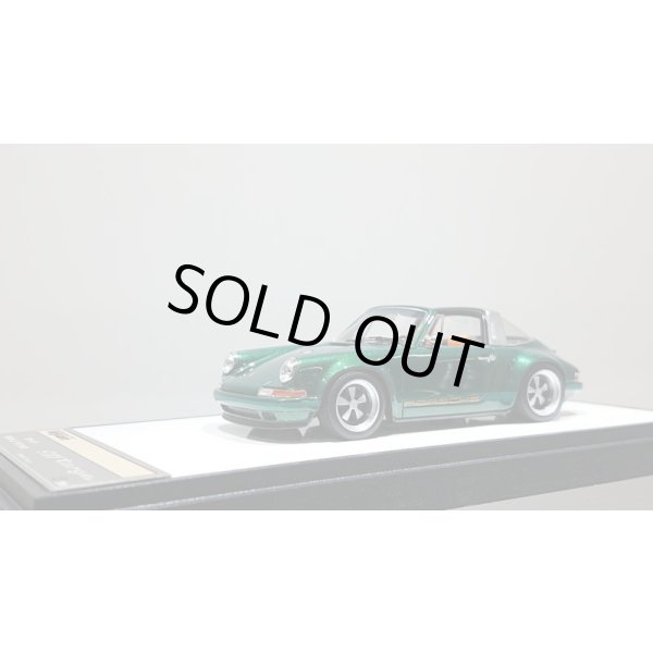 画像1: VISION 1/43 Singer 911(964) Targa Metallic Dark Green Limited 50pcs. (1)