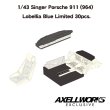 画像6: VISION 1/43 Singer Porsche 911(964) Coupe Lobellia Blue Limited 30pcs. (6)