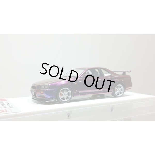 画像1: EIDOLON 1/43 NISSAN SKYLINE GT-R (BNR34) V-spec Special Edition 2000 Midnight Purple Limited 50pcs. (1)