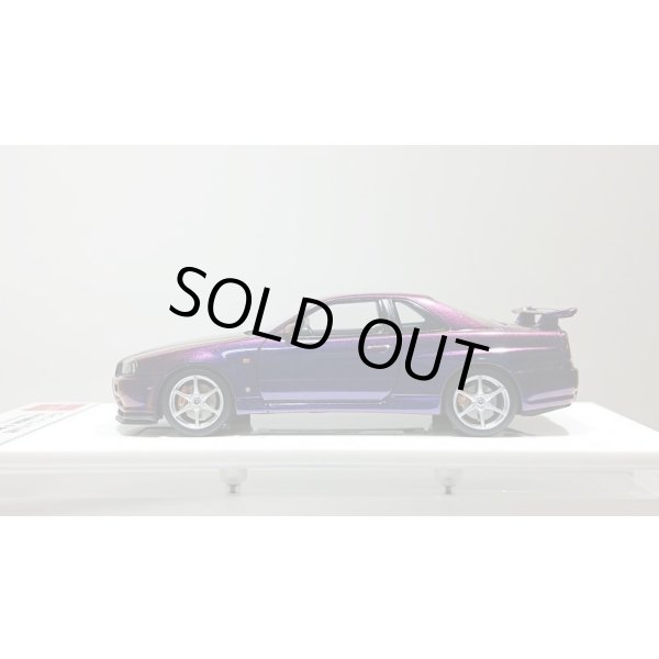 画像2: EIDOLON 1/43 NISSAN SKYLINE GT-R (BNR34) V-spec Special Edition 2000 Midnight Purple Limited 50pcs. (2)