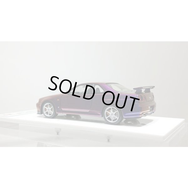 画像3: EIDOLON 1/43 NISSAN SKYLINE GT-R (BNR34) V-spec Special Edition 2000 Midnight Purple Limited 50pcs. (3)