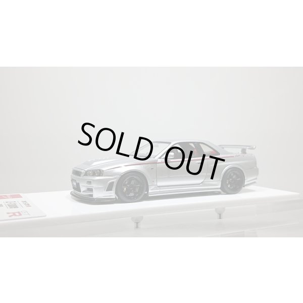 画像1: EIDOLON 1/43 NISMO R34 GT-R Z-tune Silver / NISMO Stripe (1)