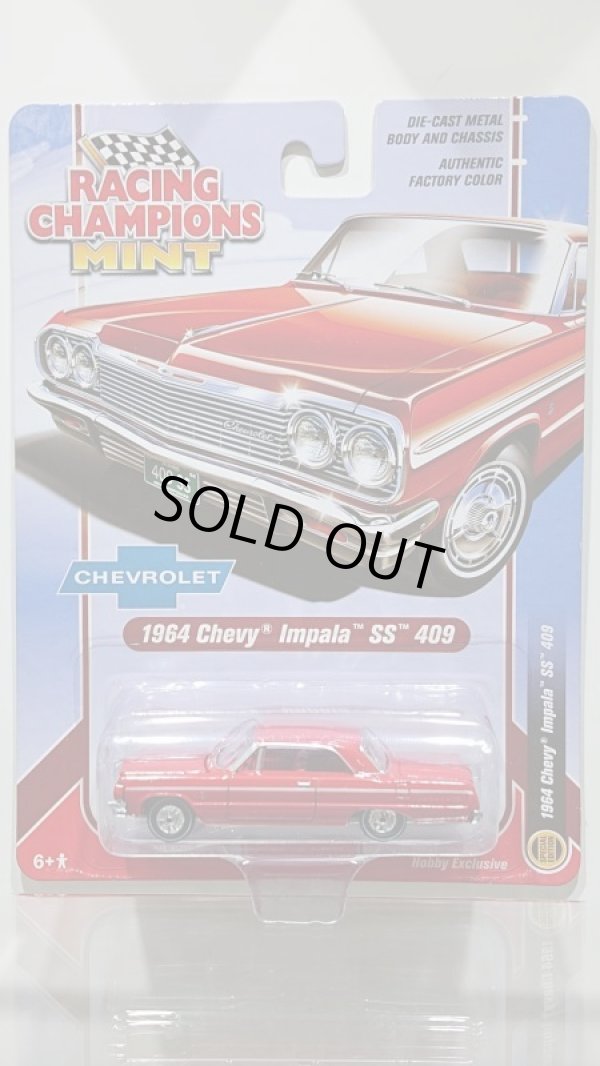 画像1: JOHNNY LIGHTNING 1/64 Racing Champions Mint '64 Chevrolet Impala Red (1)