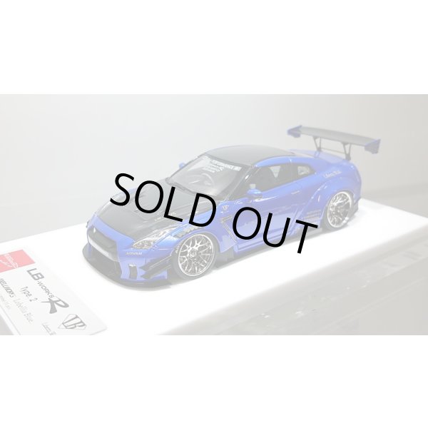 画像4: EIDOLON 1/43 LB WORKS GT-R Type 2 2017 Lobellia Blue Limited 35pcs. (4)