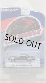 画像: GREEN LiGHT 1/64 GL Muscle Series 23 '68 Mercury Cougar GT-E 427 - Onyx Black