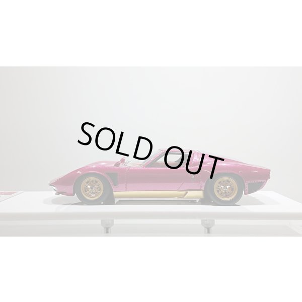 画像2: EIDOLON 1/43 Lamborghini Jota SVJ #4892 Metallic Pink / Gold (2)