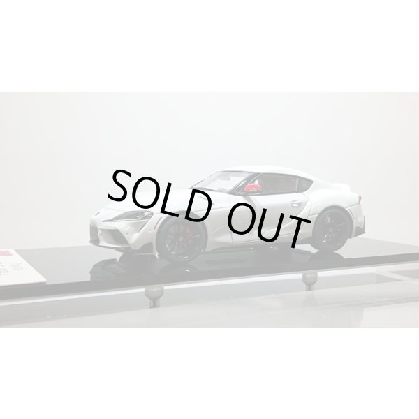 画像1: EIDOLON 1/43 TOYOTA GR SUPRA (US) Launch Edition 2019 Absolute Zero White (Red Interior) Limited 50 pcs. (1)