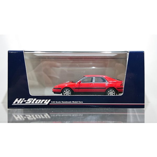 画像1: Hi Story 1/43 MAZDA FAMILIA ASTINA 1500 DOHC '92 Blaze Red (1)