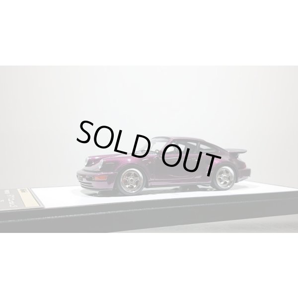 画像1: VISION 1/43 Porsche 911 (964) Turbo S Light Weight 1992 Amethyst metallic (Black / Gray Interior) (1)