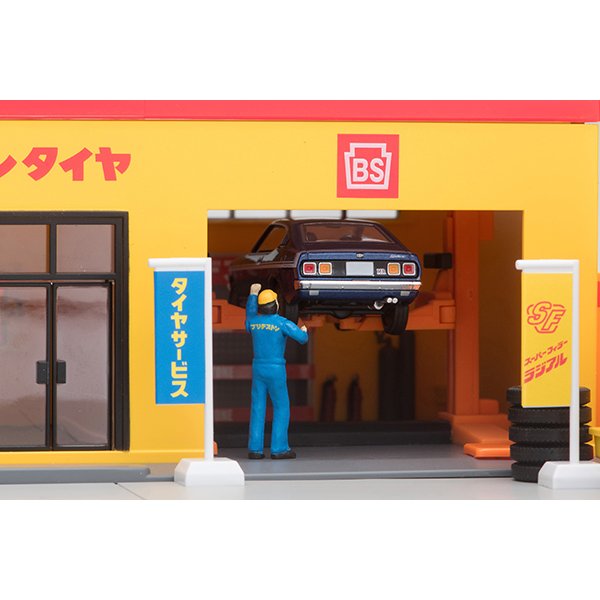 画像6: TOMYTEC 1/64 Tomicarama Vintage 05b Tire Shop (Bridgestone) (6)