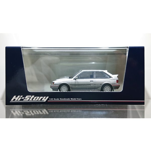 画像1: Hi Story 1/43 MAZDA FAMILIA FULL TIME 4WD GT-X '85 Sunbeam Silver Metallic / Raster Silver Metallic (1)