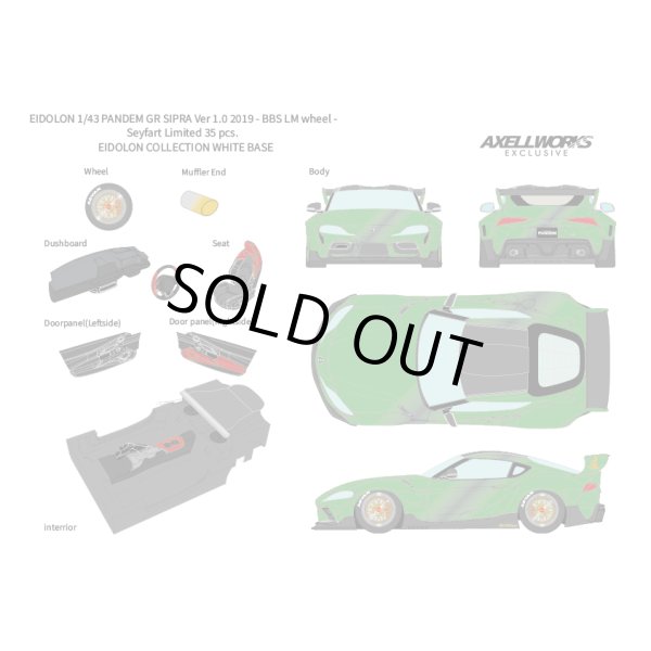 画像7: EIDOLON 1/43 PANDEM GR SUPRA Ver.1 2019 - BBS LM Wheel - Seyfart Limited 35 pcs. (7)