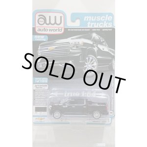 画像: auto world 1/64 '19 Chevrolet Silverado High Country in Gloss Black