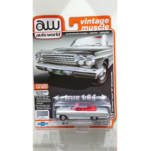 画像: auto world 1/64 '62 Chevy Impala SS Convertible Satin Silver