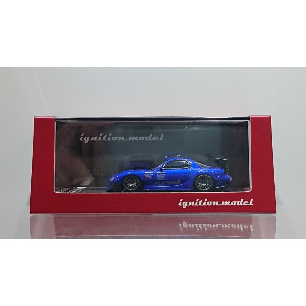 画像1: ignition model 1/64 Mazda RX-7 (FD3S) RE Amemiya Blue Metallic (1)