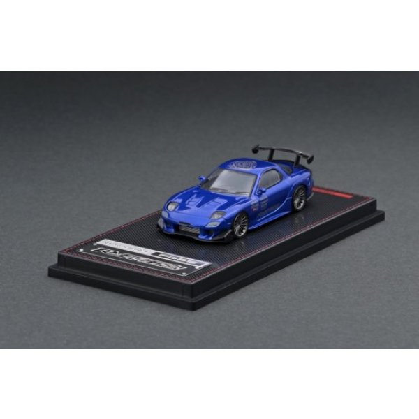 画像2: ignition model 1/64 Mazda RX-7 (FD3S) RE Amemiya Blue Metallic (2)