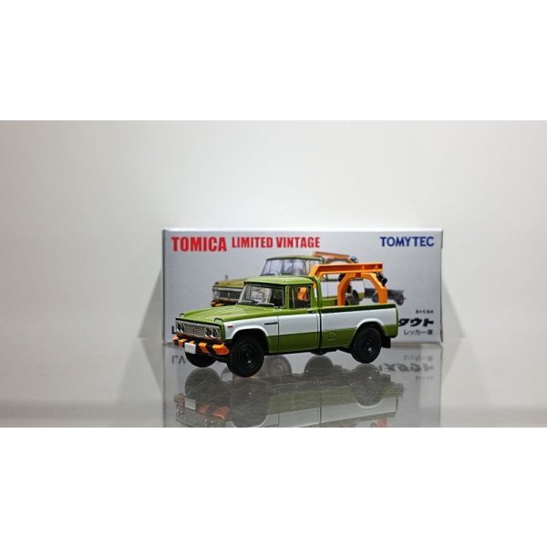 画像1: TOMYTEC 1/64 Limited Vintage Toyota Stout Wrecker Green (1)