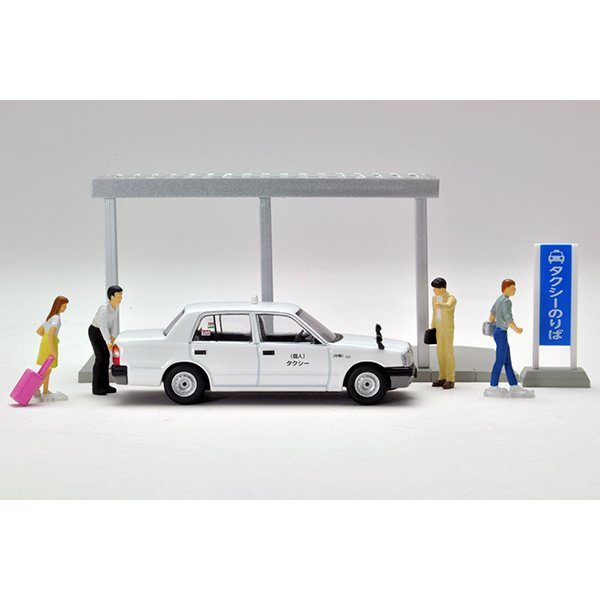 画像11: TOMYTEC 1/64 DioColle 64 #Car Snap 04a タクシー乗り場 (11)