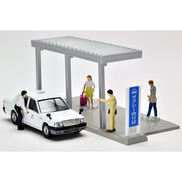 画像3: TOMYTEC 1/64 DioColle 64 #Car Snap 04a タクシー乗り場 (3)