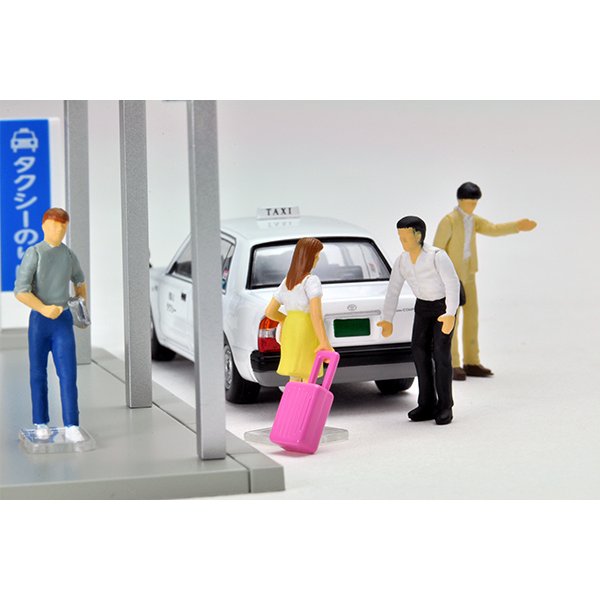 画像4: TOMYTEC 1/64 DioColle 64 #Car Snap 04a タクシー乗り場 (4)