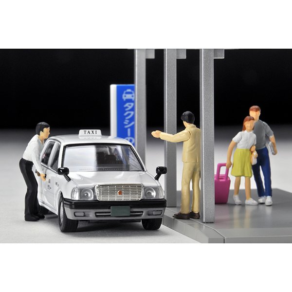 画像10: TOMYTEC 1/64 DioColle 64 #Car Snap 04a タクシー乗り場 (10)