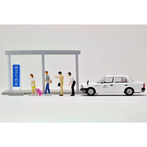 画像12: TOMYTEC 1/64 DioColle 64 #Car Snap 04a タクシー乗り場 (12)