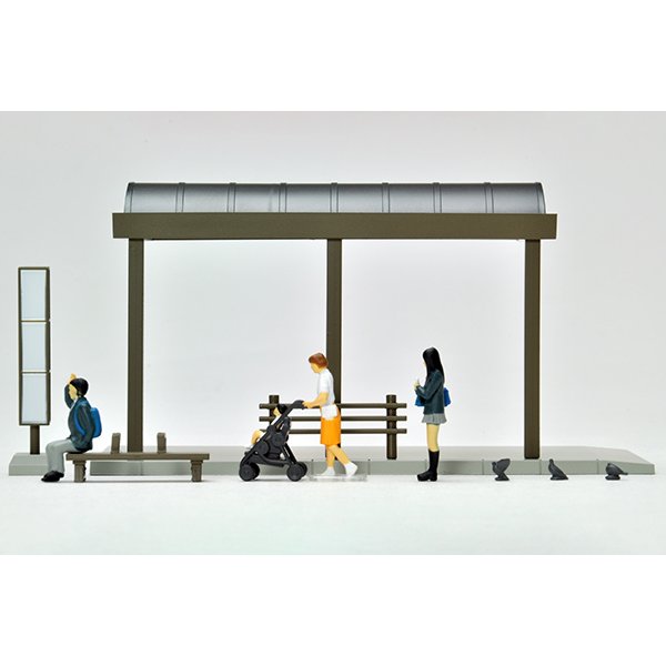 画像6: TOMYTEC 1/64 Diorama Collection 64 # Car Snap 05a バス停 (6)
