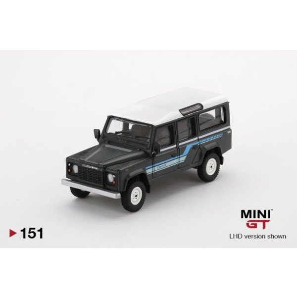 画像2: MINI GT 1/64 Land Rover Defender 110 1985 County Station Wagon Gray (RHD) (2)