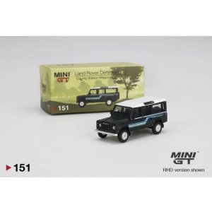 画像: MINI GT 1/64 Laland Rover Defender 110 1985 County Station Wagon Gray (LHD)