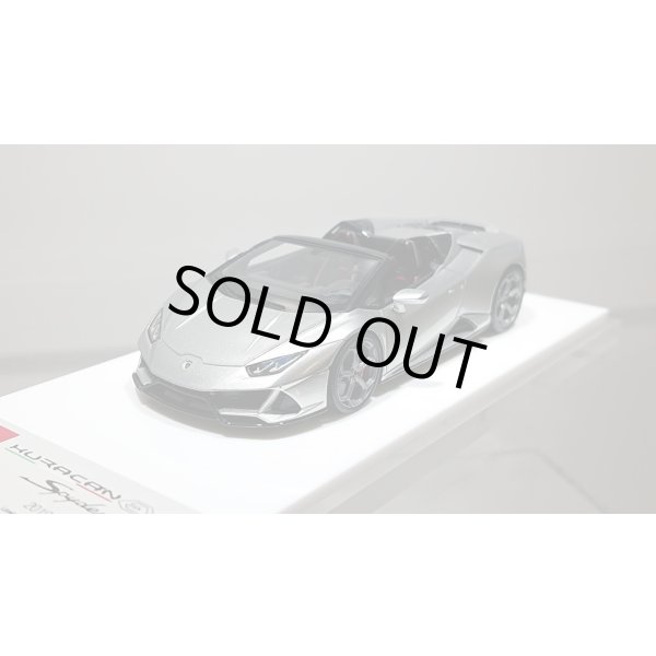 画像4: EIDOLON 1/43 Lamborghini Huracan EVO Spyder 2019 (AESIR wheel) Silver Limited 50 pcs. (4)