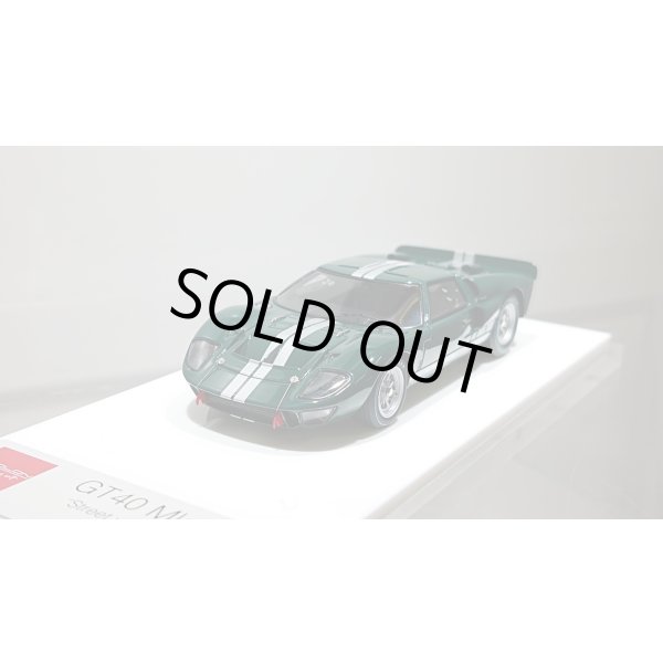 画像4: EIDOLON 1/43 GT40 Mk.II Street ver. 1966 Dark Green / Silver Stripe Limited 80 pcs. (4)