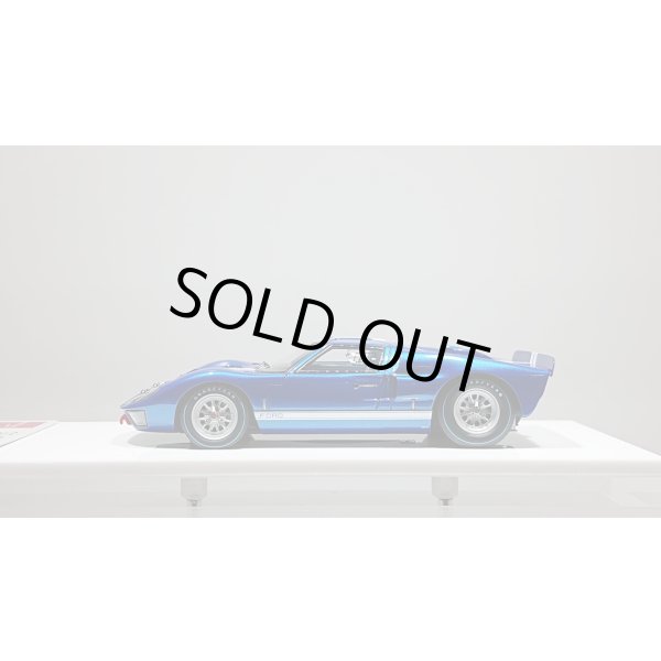 画像2: EIDOLON 1/43 GT40 Mk.II Street ver. 1966 Metallic Blue / White Stripe Limited 120 pcs. (2)