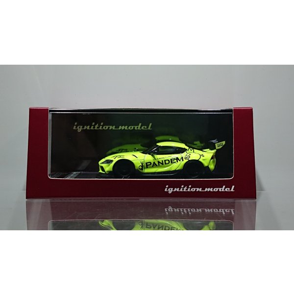 画像1: ignition model 1/64 PANDEM Supra (A90) Yellow Green (1)
