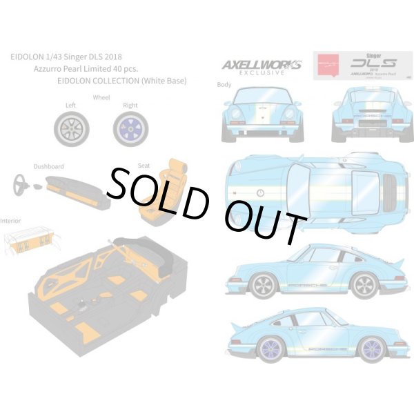 画像11: EIDOLON 1/43 Singer DLS 2018 Azzurro Peal Limited 40 pcs. (11)