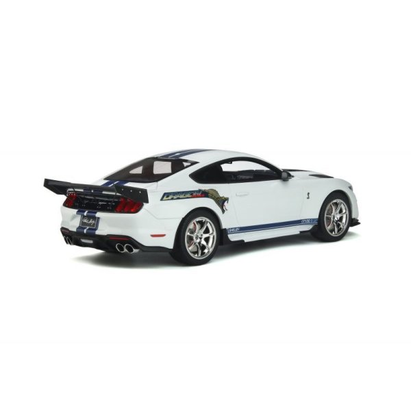 画像2: GT Spirit 1/18 Shelby GT500 Dragon Snake White / Blue Stripe (2)