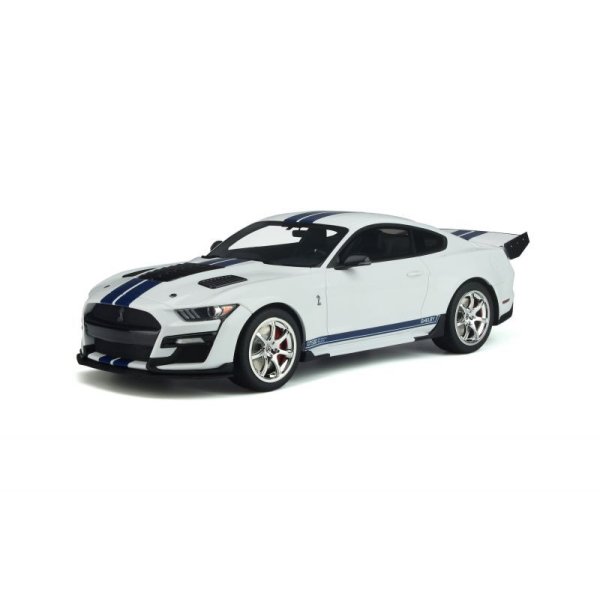 画像1: GT Spirit 1/18 Shelby GT500 Dragon Snake White / Blue Stripe (1)