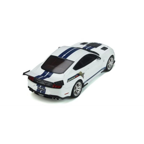 画像7: GT Spirit 1/18 Shelby GT500 Dragon Snake White / Blue Stripe (7)