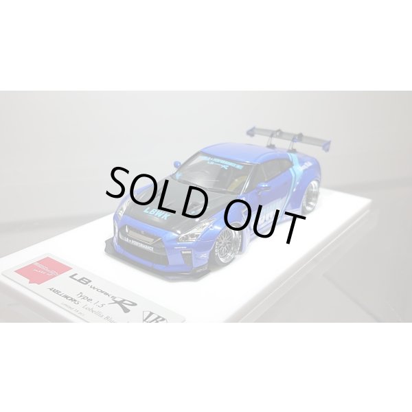 画像7: EIDOLON 1/43 LB WORKS GT-R Type 1.5 (GT Wing Version) Lobellia Blue Limited 38 pcs. (7)