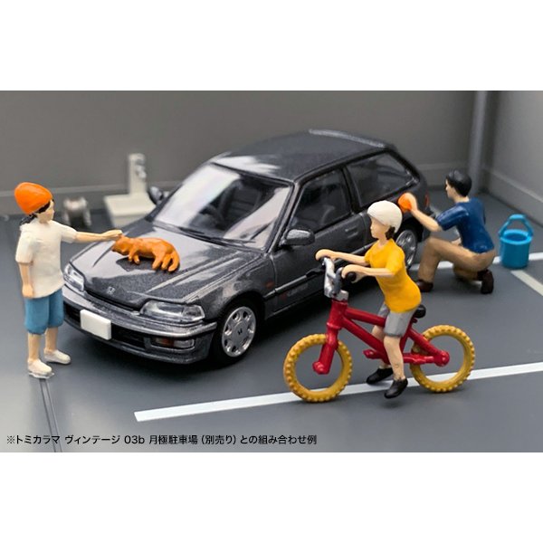 画像3: TOMYTEC 1/64 Diorama Collection 64 # Car Snap 02b 洗車 (3)