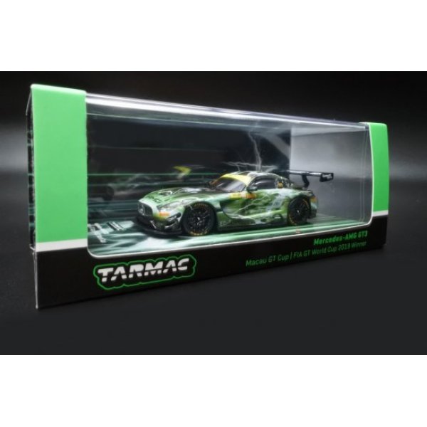 画像1: Tarmac Works 1/64 Mercedes-AMG GT3 Macau GT Cup --FIA GT World Cup 2019 Winner (1)