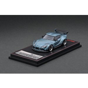 画像: ignition model 1/64 PANDEM Supra (A90) Matte Blue Gray Metallic
