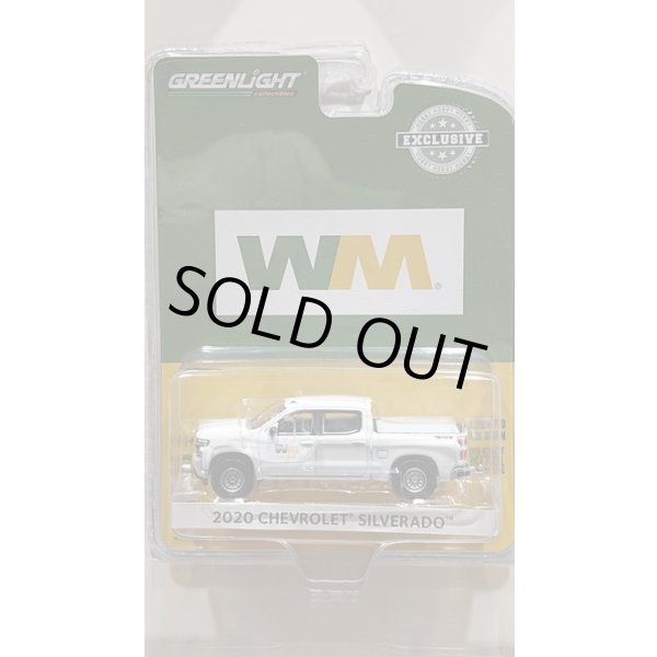 画像1: GREEN LiGHT EXCLUSIVE 1/64 2020 Chevrolet Silverado - Waste Management (1)
