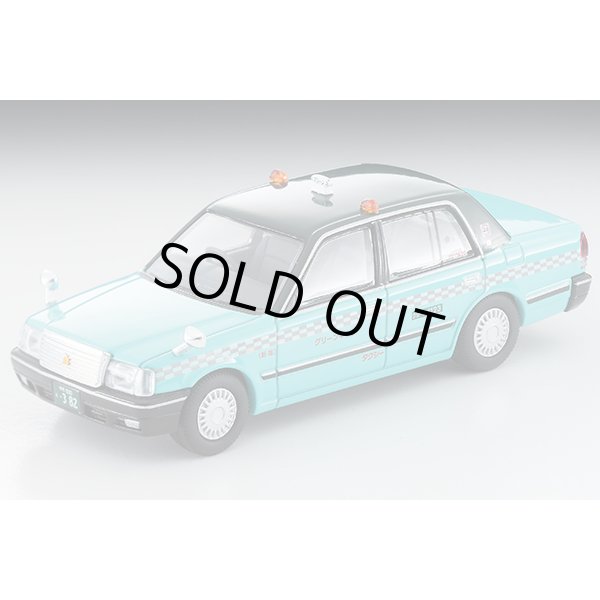 画像2: TOMYTEC 1/64 Limited Vintage NEO Toyota Crown Sedan Taxi (Green Cab) (2)