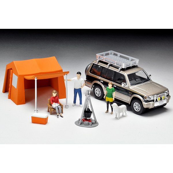 画像3: TOMYTEC 1/64 Diorama Collection 64 # Car Snap 01b Camp (3)