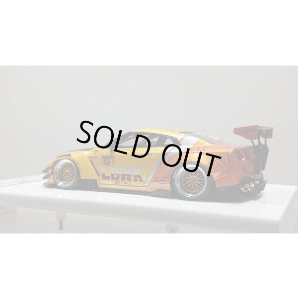 画像3: EIDOLON 1/43 LB WORKS GT-R Type 2 Racing spec Grande Giallo Pearl / Arancio Pearl Limited 35 pcs. (3)