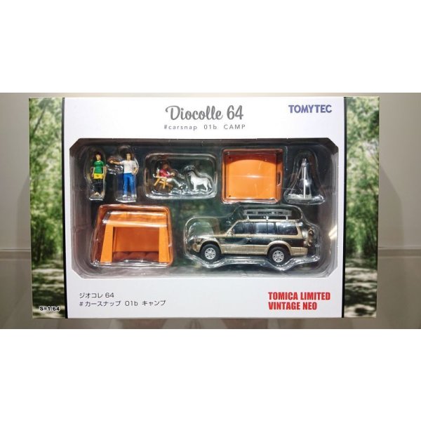 画像1: TOMYTEC 1/64 Diorama Collection 64 # Car Snap 01b Camp (1)